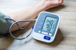 high blood pressure reading
